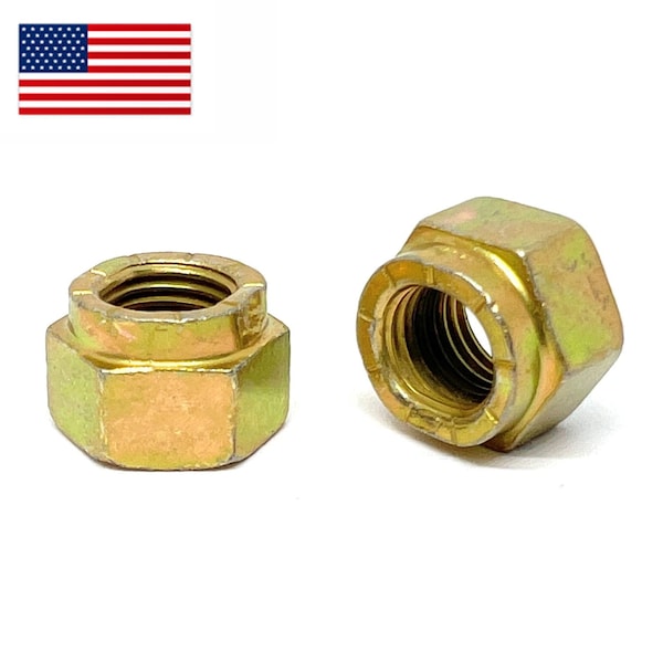 Boltsandnuts.Com Lock Nut, 3/4"-16, Grade L9, Zinc Yellow, 5 PK 75FHLNL9Y-5 - main